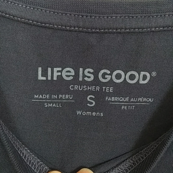 Life is Good womens Crusher Tee. Size S - Picture 6 of 9